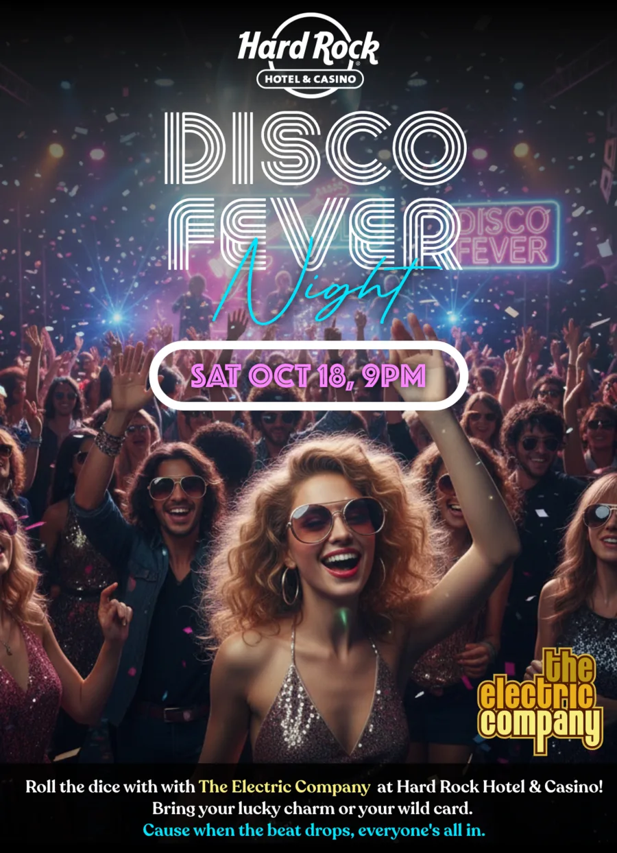 The Electric Company Disco Night poster