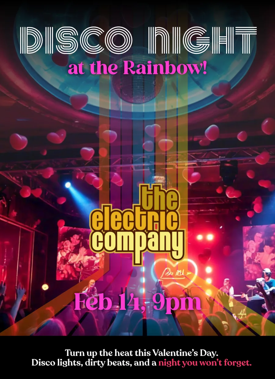 Valentine's Day Disco Night poster
